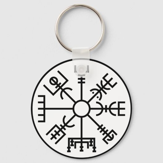 Porte-clés Symbole viking vegvisir Norse Shield Odin (Recto)