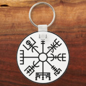 Porte-clés Symbole viking vegvisir Norse Shield Odin (Recto)