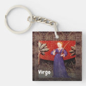Porte-clés Symbole Virgin Zodiac fête d'anniversaire (Devant)