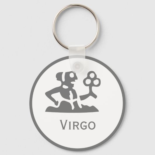 Porte-clés Symbole Virgo du Zodiac Design (Recto)