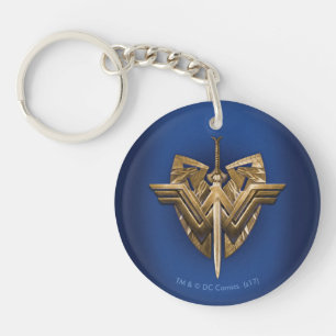 Porte-clés Symbole Wonder Woman avec l'épée de la justice