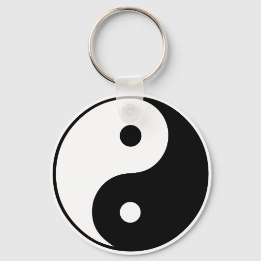 Porte-clés Symbole Yin Yang : (Recto)