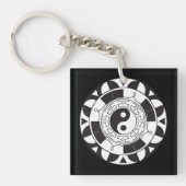 Porte-clés Symbole Ying et Yang Asiatique Signification Porte (Devant)