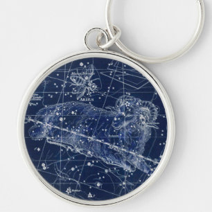 Porte-clés Symbole Zodiac Aries Illustration Vintage