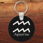 Porte-clés Symbole zodiaque "Aquarius" (Recto)
