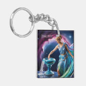 Porte-clés SYMBOLE Zodiaque Déesse Aquarius (Devant gauche)