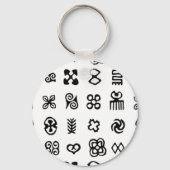 Porte-clés Symboles africains Adinkra (Verso)