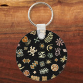 Porte-clés Symboles africains Adinkra (Recto)