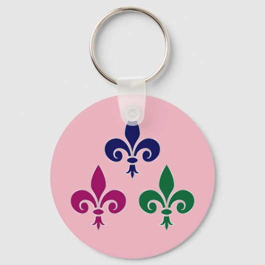 Porte-clés Symboles de fleur de lis (Recto)