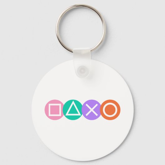 Porte-clés Symboles de jeu fondamentaux (Recto)