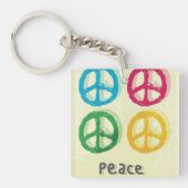 Porte-clés Symboles de paix (Devant)