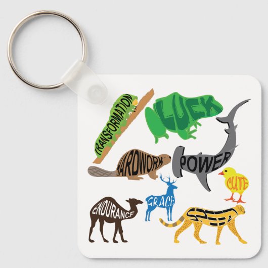 Porte-clés Symbolisme des Animaux (Recto)