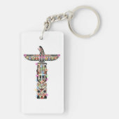 Porte-clés Symbolisme des Thunderbird Haida Nation autochtone (Dos)