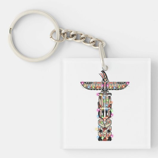 Porte-clés Symbolisme des Thunderbird Haida Nation autochtone (Devant)