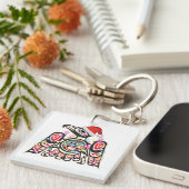 Porte-clés Symbolisme Thunderbird Haida Orament Cibler Christ (Devant Droit)