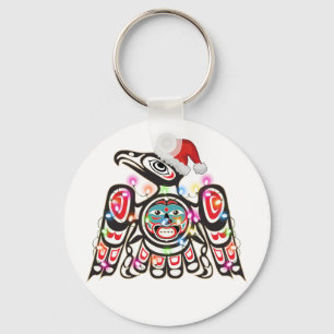 Porte-clés Symbolisme Thunderbird Haida Orament Cibler Christ