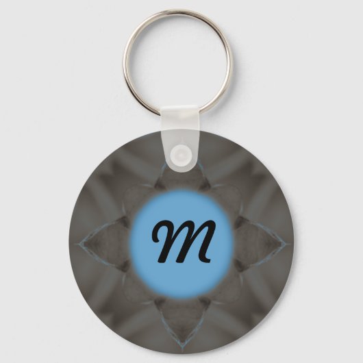 Porte-clés Symétrie du sélénium bleu (Recto)