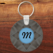 Porte-clés Symétrie du sélénium bleu (Recto)