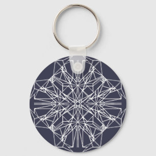 Porte-clés Symétrie géométrique