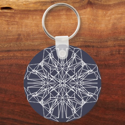 Porte-clés Symétrie géométrique (Recto)