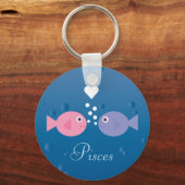 Porte-clés Sympa Poisson Carton Poissons Poissons Zodiac Sign (Recto)