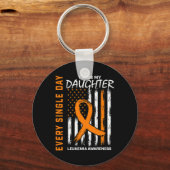 Porte-clés Sympathie Perte de la fille Leucémie Sensibilisati (Recto)