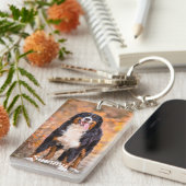 Porte-clés Sympathie photo personnalisée - Perte d'animal - M (Devant droit)