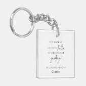 Porte-clés Sympathie simple moderne Photo Pet Memorial (Devant gauche)