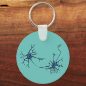 Porte-clés Synapse Entre Neurons, Neuroscience Neuron (Verso)
