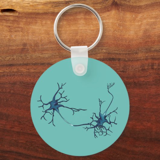Porte-clés Synapse Entre Neurons, Neuroscience Neuron (Verso)
