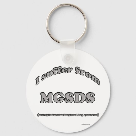 Porte-clés Syndrome berger allemand - Porte - clé (Recto)