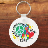 Porte-clés Syndrome d'Asperger PLC (Recto)