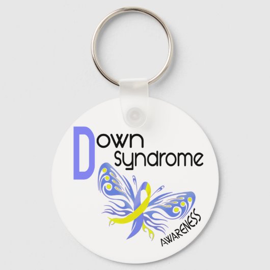 Porte-clés Syndrome de Down BUTTERFLY 3.1 (Recto)