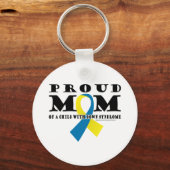 Porte-clés Syndrome de Down Fier Maman (Recto)