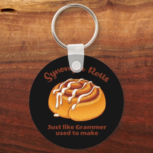 Porte-clés Synonym Rolls Comme Grammer Utilisé Pour Faire (Recto)