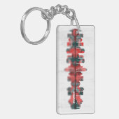 Porte-clés Syracuse New York Skyline (Devant gauche)