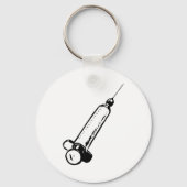 Porte-clés Syringe rétro (Recto)