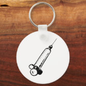 Porte-clés Syringe rétro (Recto)