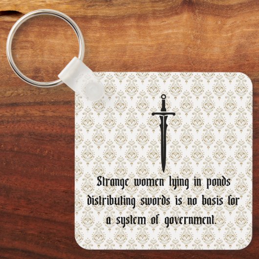 Porte-clés System of Government Keychain (Recto)