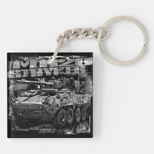 Porte-clés Système d'arme mobile M1128 Stryker (Dos)