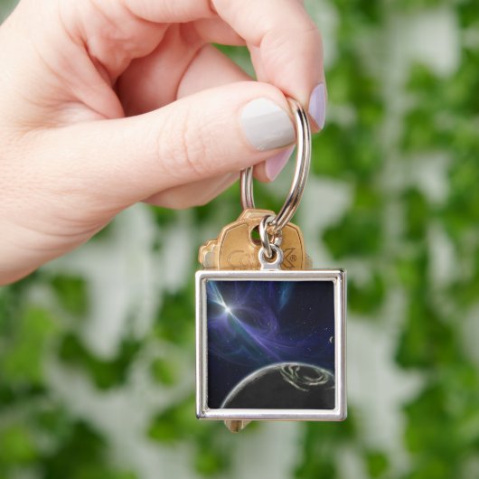 Porte-clés Système de la planète pulsar (main)
