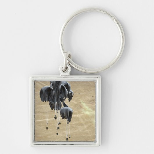 Porte-clés Système de livraison de conteneurs paquets parachu (Devant)