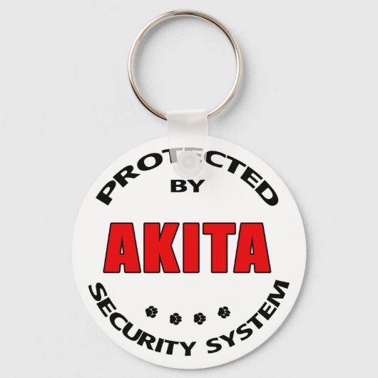 Porte-clés Système de sécurité Akita (Recto)