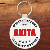 Porte-clés Système de sécurité Akita (Recto)