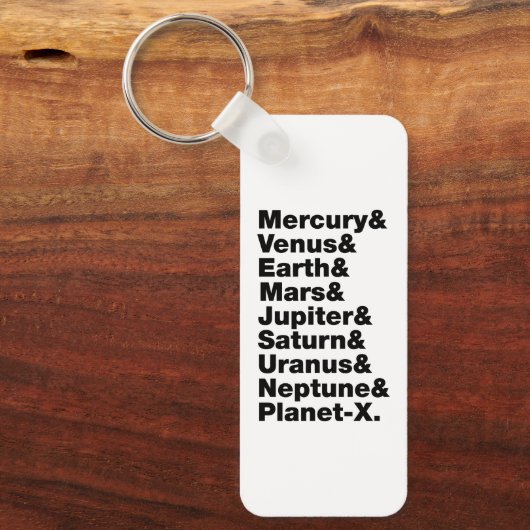 Porte-clés Système solaire (Recto)