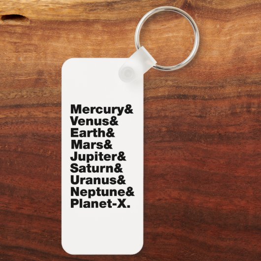 Porte-clés Système solaire (Verso)