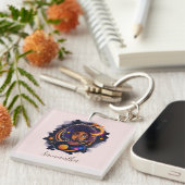 Porte-clés Système solaire Afro Femme (Devant Droit)