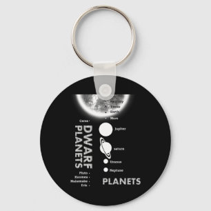 Porte-clés Système solaire - Planètes naines Cadeau T Chemise