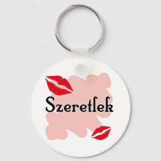 Porte-clés Szeretlek - Hongrois Je vous aime