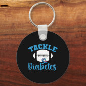 Porte-clés T1D Guerrier Sensibilisation au diabète Lutte cont (Recto)